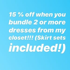 Get 15 % off your bundles!